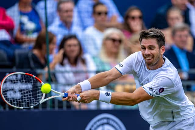 World number 10 Tiafoe, who won the Stuttgart title on grass earlier this month, held to reduce the deficit to 5-3, but Norrie closed out the first set in the next game with a backhand winner down the line.