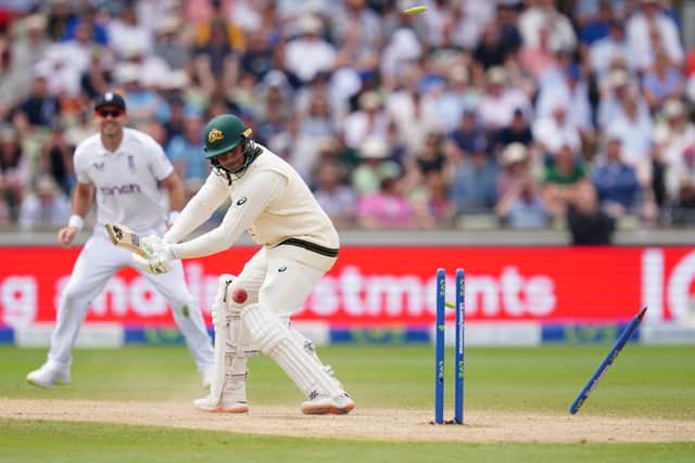Moeen Ali started things off from the Birmingham End, fresh from receiving a fine from the ICC for using an unauthorised drying agent on his hands during Saturday’s play. If that was an unwanted present on the spinner’s 36th birthday, then things did not get a lot better as he worked through his spell.