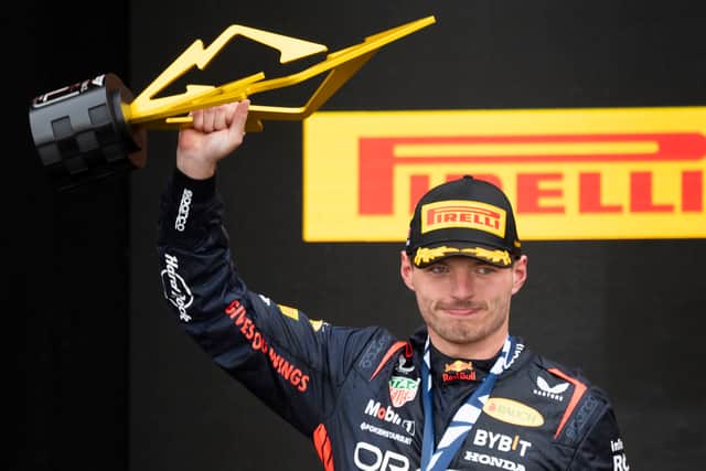 “I thought the podium today was very apt actually, in terms of the last couple of decades of Formula One, with Max, Fernando and Lewis up there.