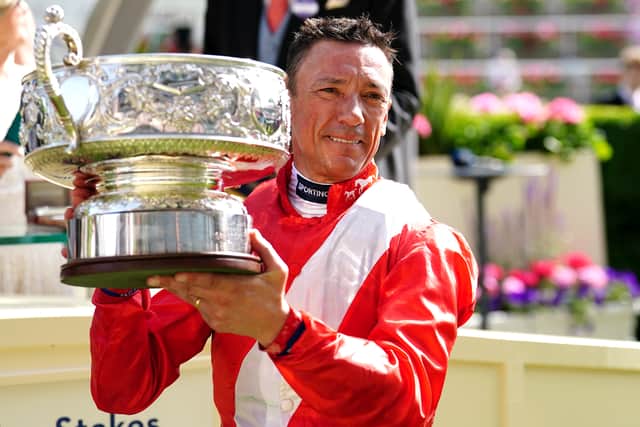 Last year’s Coronation Stakes winner Inspiral could get Dettori’s day off to the perfect start when the duo go for back-to-back Royal Ascot victories, this time in the opening Queen Anne Stakes, while he has been booked for Jessica Harrington’s unbeaten two-year-old Givemethebeatboys in the Coventry Stakes.