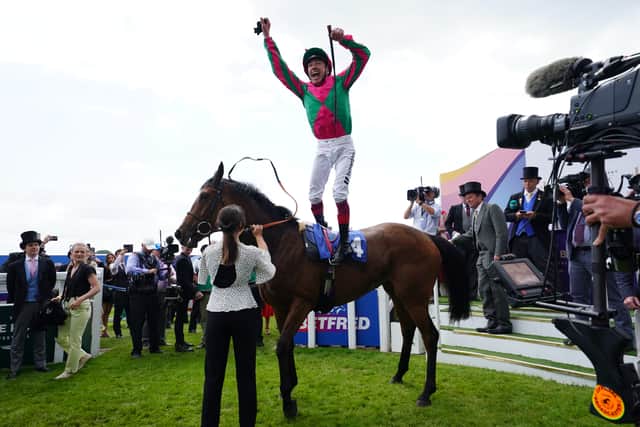 “She always runs pretty forward, but she didn’t jump this time. She smacked her head in the gates and I was last. It was Plan B then. She has been making the running and perhaps she was sick of it, so she was very brave and the gaps were tight. It was a good reference point for Royal Ascot.”