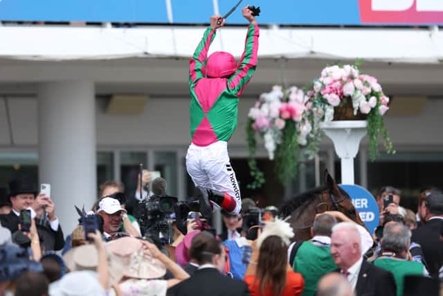 “I’ve never ridden him before on this ground, but there we are.”