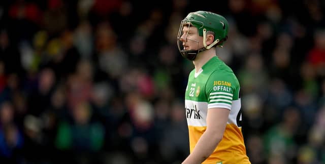 Paddy Clancy got a crucial 2nd half point for Offaly in a good display