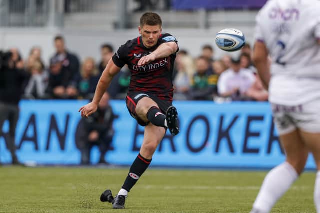 His rival fly-half Farrell, meanwhile, is key to Saracens’ hopes of securing a sixth Premiership title on Saturday following the crushing disappointment that accompanied their defeat against Leicester at Twickenham last season.