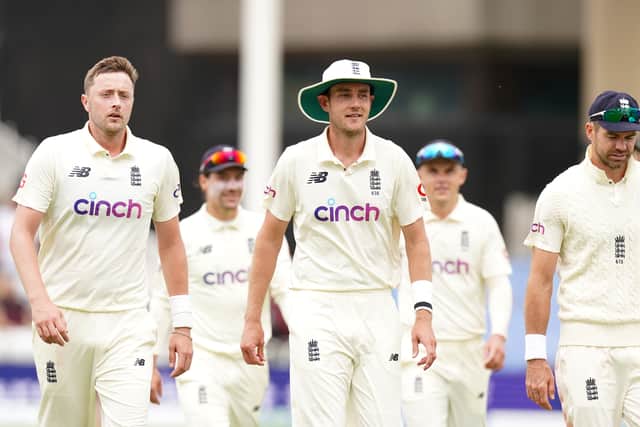 Fellow England seamer Broad was relieved by the news on Robinson.