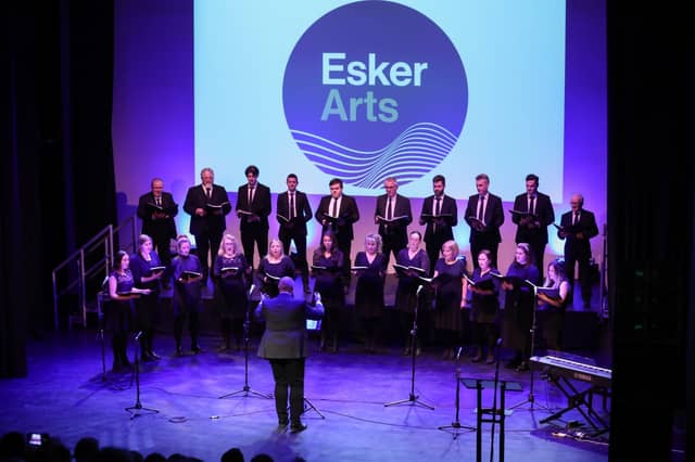 The Academy Chamber Choir perform at the Esker Arts Centre opening night (Picture, Tom O'Hanlon)