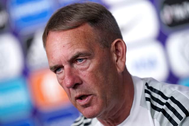 IFA director of women’s football Angela Platt and Hughes, the former defender who won 112 caps for his country before retiring in 2019, have been tasked with finding Shiels’ permanent successor.