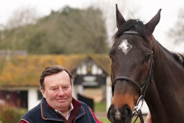 “If this works then that will definitely tell us where we go next year. You’d be thinking about the King George or even the Betfair Chase to start with. And if the King George goes well then obviously you’ve got to think about the Gold Cup. But again, everything has to go right.”