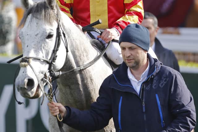 George Murphy, assistant trainer to his father, said: “I’m absolutely delighted with that. He relaxed lovely early on and quickened up really well.