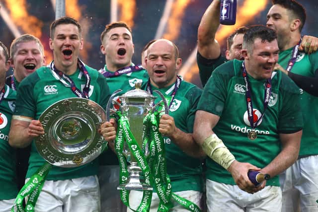 The hosts have never previously clinched the Grand Slam in the Irish capital as their 1948, 2009 and 2018 triumphs were secured in Belfast, Cardiff and London respectively.