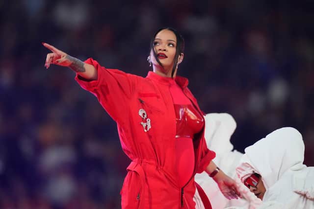 How Rihanna made a style statement at the Super Bowl