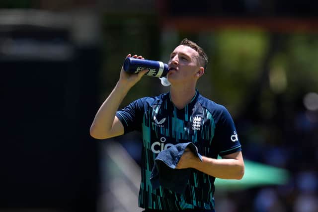 Dawid Malan was rapped on the knee roll and given lbw off Parnell, and Ben Duckett and Brook had to weather a testing examination as the ball beat the bat on a few occasions and there were a few streaky edges.