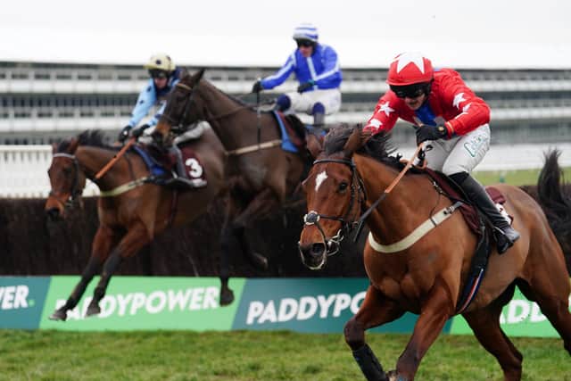 “He’s earned his place (in the Champion Chase), 100 per cent, definitely. I’m sure Willie will find improvement in Energumene and Alan King will do the same with his fella and then there’s always the likes of Greaneteen as well, so it’s not going to be easy but we will give it our best shot.”