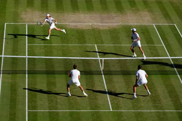 Wimbledon’s five-set format in the men’s doubles has been criticised in the past, and the change could encourage more players to compete in the competition as it will mean less time on court.