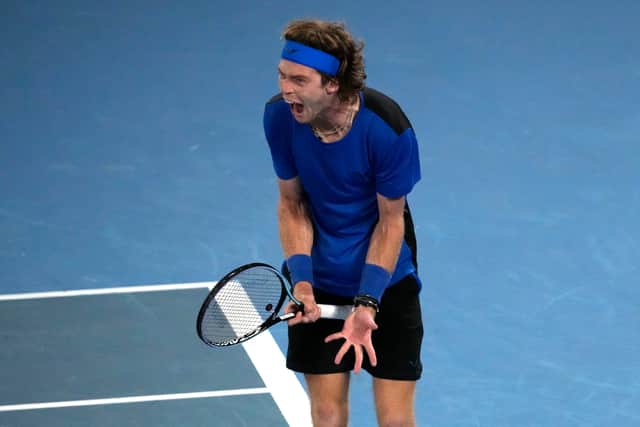 It was Rublev’s turn to appeal to Keothavong in the second set when he felt Djokovic should have received a time violation but the Russian, bidding to reach his first slam semi-final at the seventh attempt, was mostly frustrated by the man down the other end of the court.