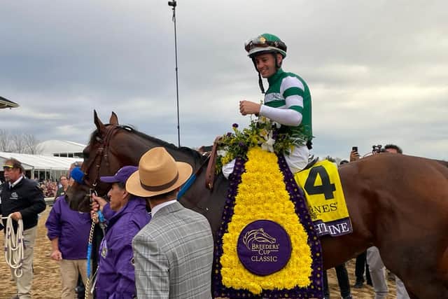 “His racing career was what it was. Each horse writes its own history and we did what we felt was best for this horse, not necessarily what was best for us. If we’d had our way we’d have raced him for another two years or something.