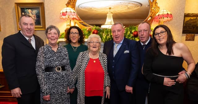 Hurling hall of fame inductee Jim Troy and family