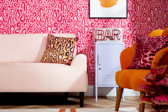 “If you’re looking to make a statement, pair the warm red hue with neutral or complementary colours that have the same undertone – and add some contrasting accessories for an extra touch.”