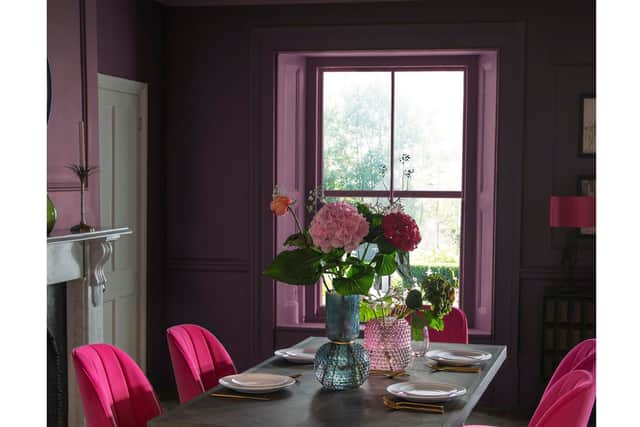 “And, don’t forget to look to house plants and foliage to offset this bold colour palette with complimentary greens, bringing the bold shades of nature into your home.”