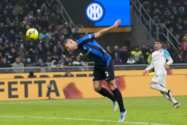 Napoli struggled for rhythm on their return after the seven-week World Cup and festive break, and Dzeko’s 56th-minute effort, when he got on the end of a cross from Federico Dimarco at close range, proved enough.
