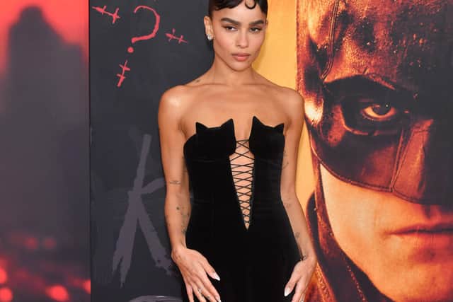 2. Zoe Kravitz at The Batman premiere