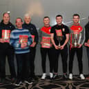 At the launch of A Year In The Red for 2022 were; Jim McDonnell (Chairman), Aidan Doran , Tom McCarthy, Shane Fletcher, Conor Phelan, Conor Sheedy, Shane Mulrooney, Seamus Doran and Sean Hogan.