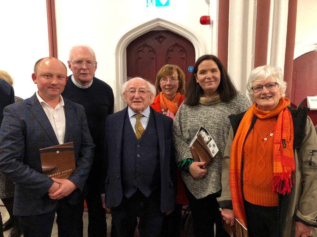 Members of the Heritage sub-committee of Lorrha Development Association were privileged to be invited to the launch of the exhibition, Imogen Stuart In Her Hands.