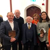 Members of the Heritage sub-committee of Lorrha Development Association were privileged to be invited to the launch of the exhibition, Imogen Stuart In Her Hands.