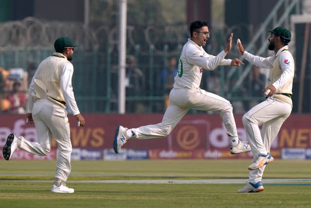 Although new to the international scene, in 14 first-class matches Abrar averages just 25.56, having taken 76 wickets.