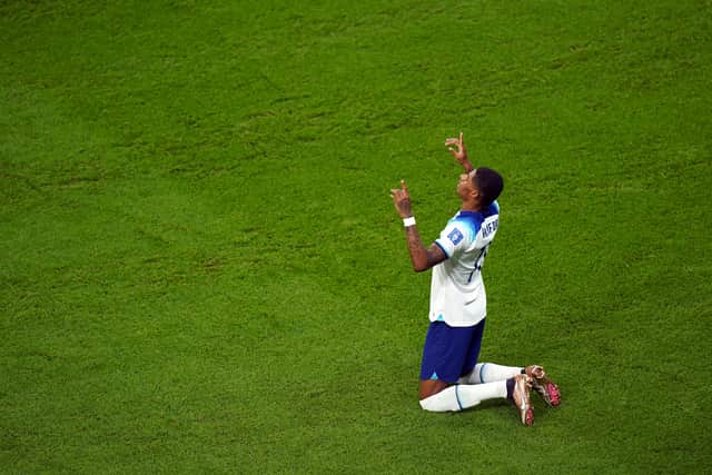 Rashford hit a superb free-kick and ended a mazy run by finishing through goalkeeper Danny Ward’s legs during England’s 3-0 group stage win against Wales.