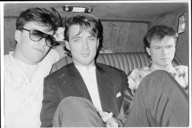 “We would do the shows, escape out the back of the gig in an ambulance huddled together. When you are 18 and 19, with thousands of kids banging on the windows, you are laughing at those moments. It was happening to a bunch of school friends.”