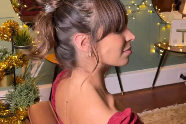 1. Tousled topknot