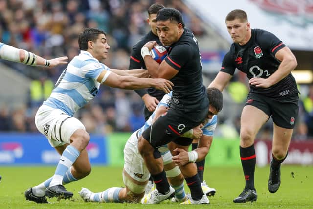 “The Saracens staff and our staff have done a great job on him,” Jones said. “It shows the good collaboration between the club and the national team.
