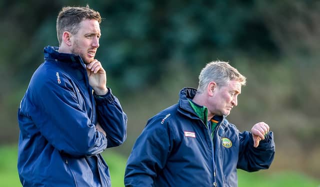 Johnny Kelly with Michael Fennelly.