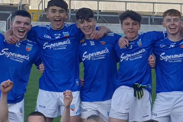 The substitute (pictured on the left below celebrating in O'Connor Park with some of his teammates) said he was delighted to be part of the team's success.