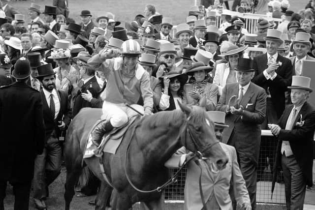 Champion jockey in Britain five times, Carson rode 3,828 winners in the UK, which included 17 Classic triumphs, four of them in the Derby – and the Oaks in Silver Jubilee year aboard the Queen’s Dunfermline.