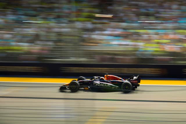 But with Leclerc and Perez sharing the front row, and Verstappen way down the order, the 25-year-old’s hopes of securing the championship with five races to spare appear improbable.