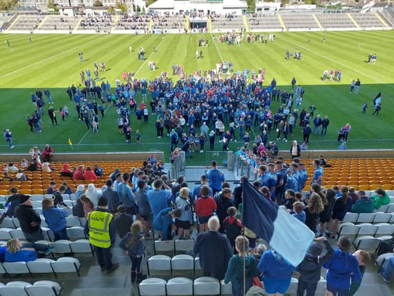 Great scenes as Ballinagar celebrate the JFC title.