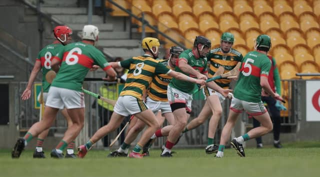 Paul Cleary bursts forward for Birr.