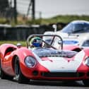 Nicole raced in the Pre'55 Class at the wheel of Mick O'Shea's beautiful MGA