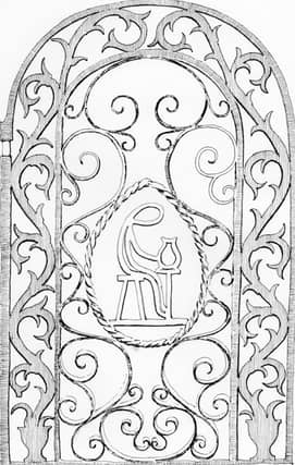 The drawing above of the Crannóg Pottery gate in the West End of Banagher is by Donal Burke of Clonfert.