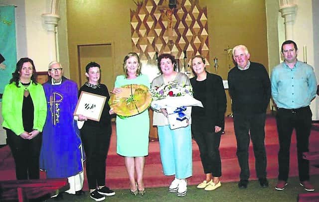 Presentations were made to Mrs Davis on behalf of the Board of Management, staff, Parents Association, Drumcullen GAA and Camogie Clubs. The pupils composed poems and wrote memoirs in honour of Mrs Davis. She will be remembered for her kindness and supportive attitude towards all in the school community.