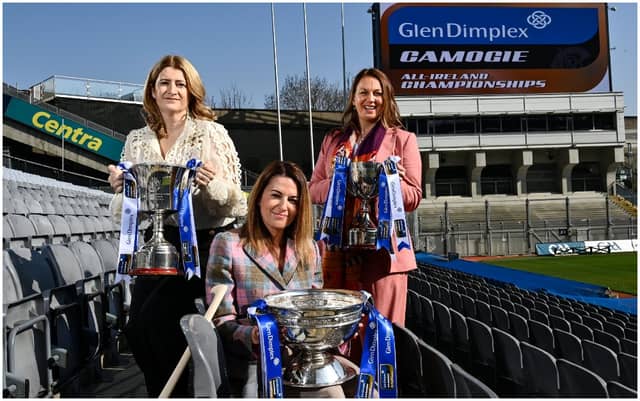 Carmel Naughton and Glen Dimplex announce five-year sponsorship of Camogie Championships and Camogie Association