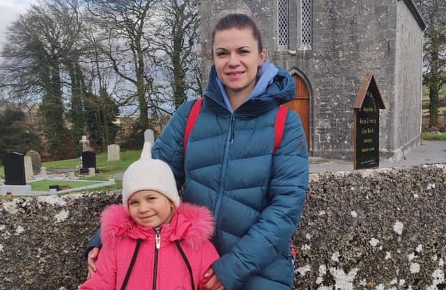 Sasha and Iryna Britanova-Listratenko in Abbeyleix.