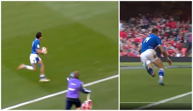 WATCH: Italy's last-minute winning try with Nessun Dorma soundtrack is just perfect