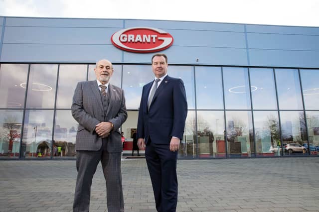 Grant Founder, Stephen Grant (left) and Director, Niall Fay.