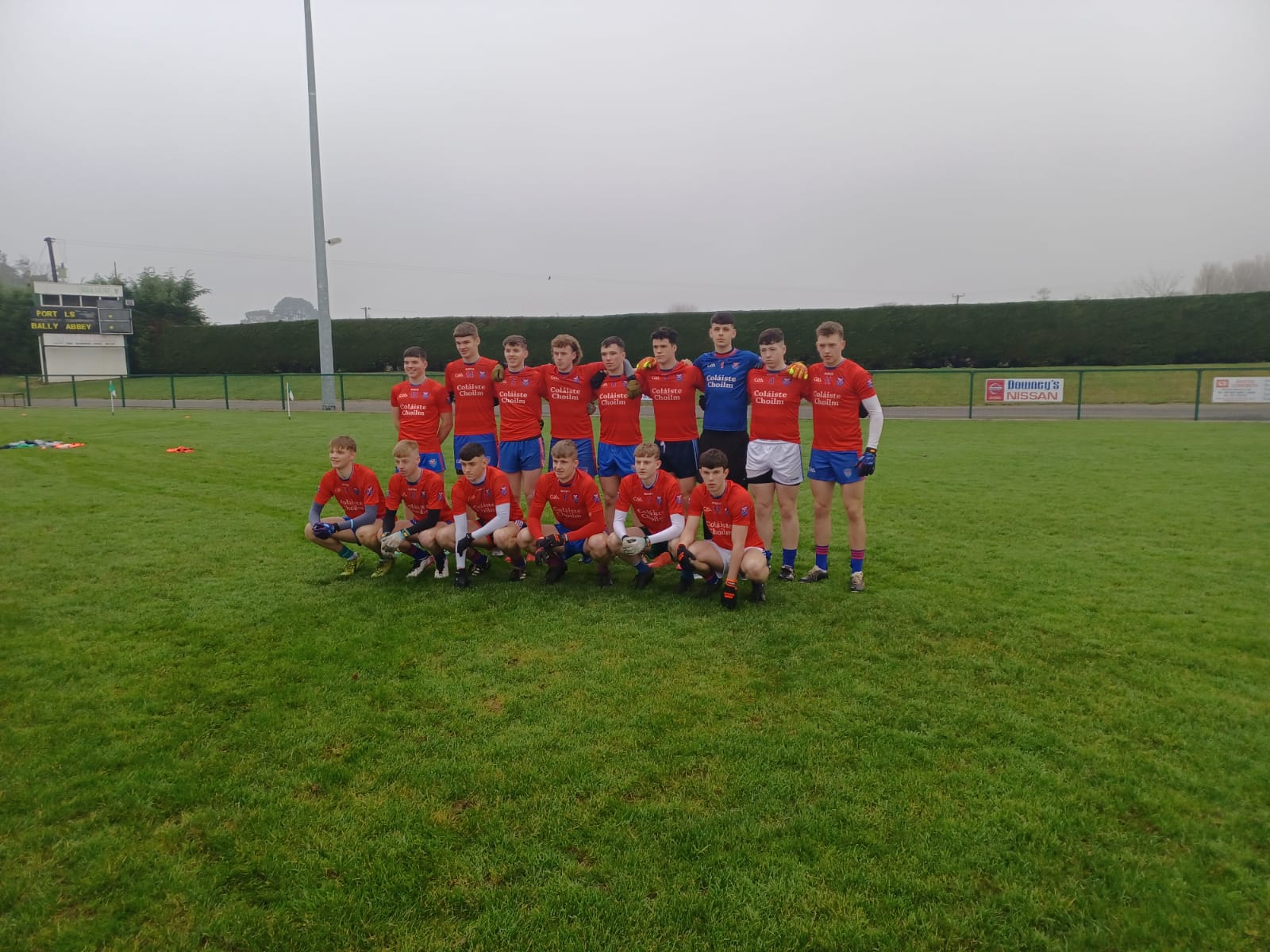 The Colaiste Choilm team