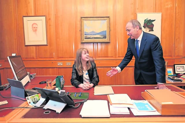 Liadh Dalton meets Taoiseach Micheál Martin
