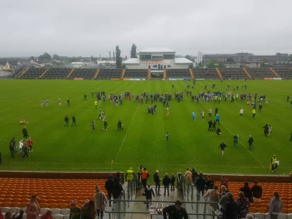The scene in O'Connor Park after St Rynagh's beat K/K.
