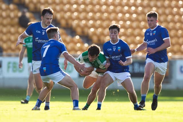 Tullamore and Ferbane in action in O'Connor Park.